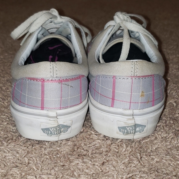 Pink and Grey Plad Vans - Picture 4 of 7